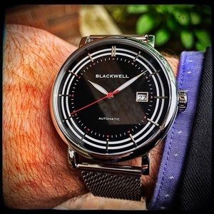 Men’s Blackwell Black Dress Watch sleek and modern